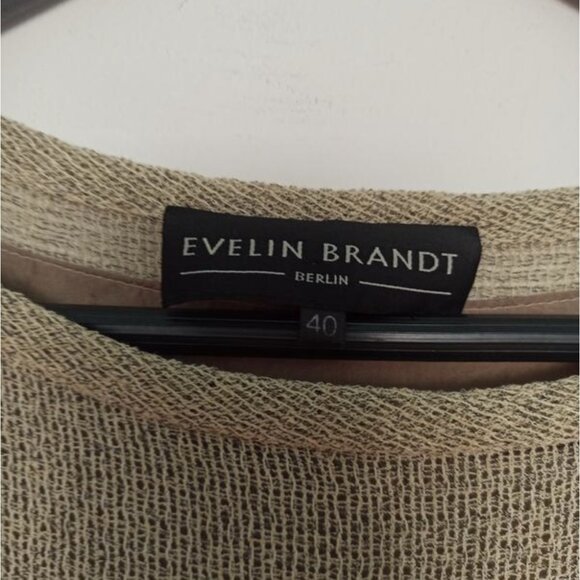 Beautiful Long Yellow Dress, Evelin Brandt, Size S-M, Silk Dress - Picture 4 of 7